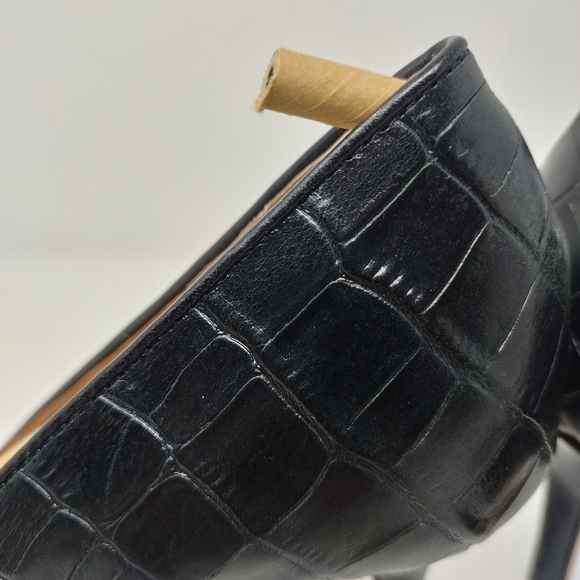 Women's Ann Taylor Bianca Black Pointy Heel Size 8 Style #356129 - Picture 7 of 11